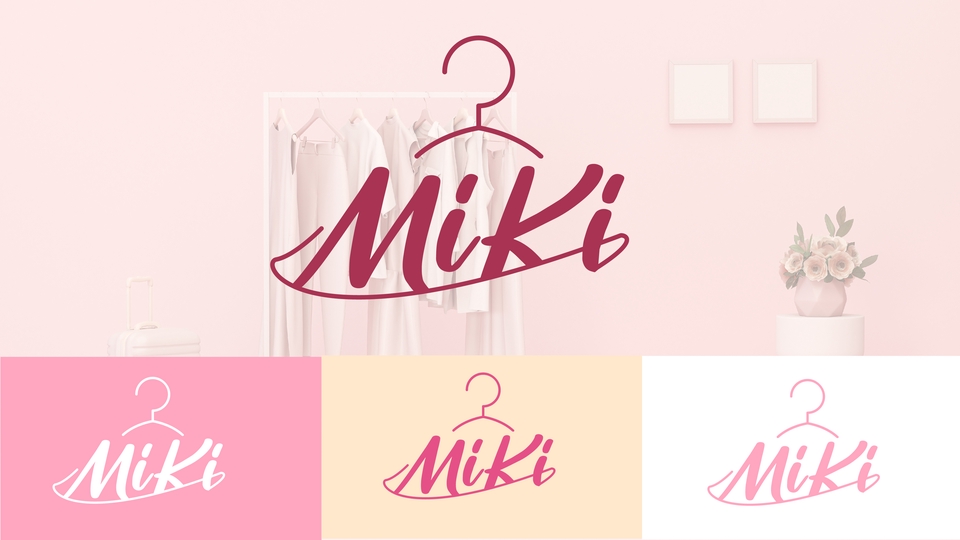 ออกแบบโลโก้ รับออกแบบโลโก้ Miki สไตล์ Minimalist