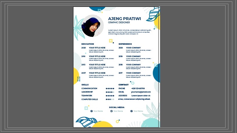 Portfolio & Resume - JASA PEMBUATAN CV - (1 HARI JADI) - 1