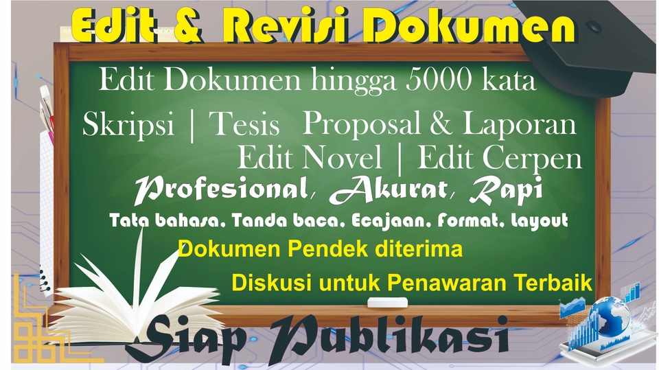 Edit Dokumen - Edit & Revisi Dokumen Profesional |Laporan, Makalah, Novel, Skripsi | Akurat, Rapi, Siap Publikasi - 1