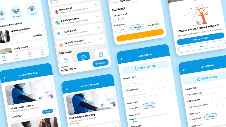 Jasa Pro Desain UI UX Mobile App & Website responsive, modern, kreatif
