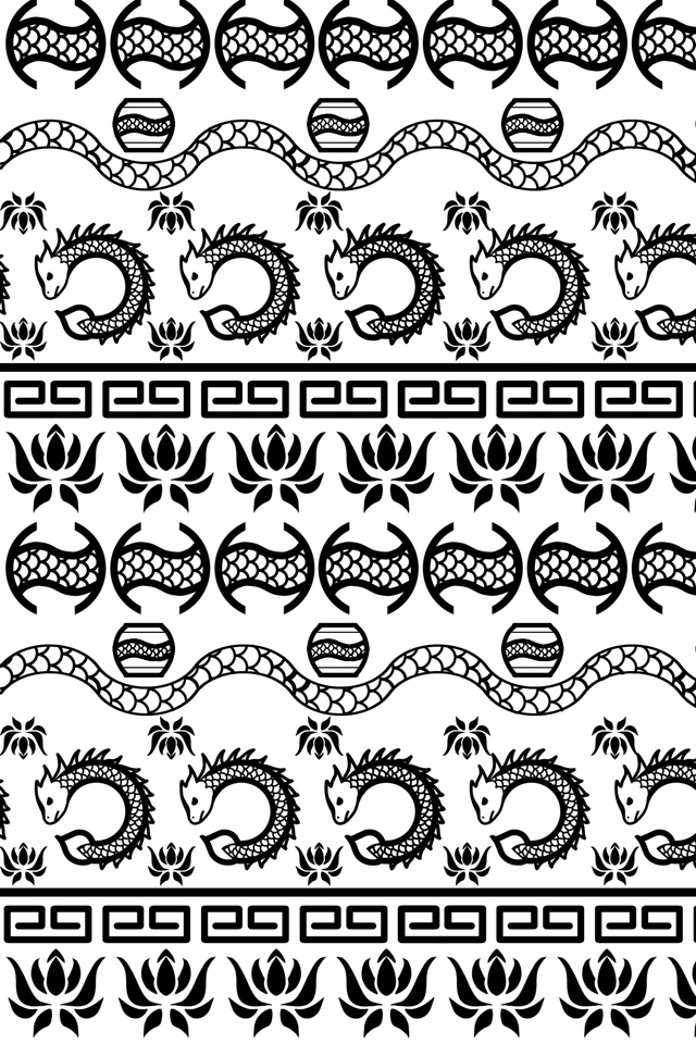 วาด/ออกแบบแพทเทิร์นเสื้อผ้า - Mini Dragon Jar - 6