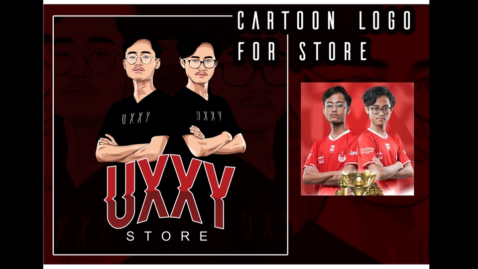membuat logo kartun simple untuk usaha atau profile anda