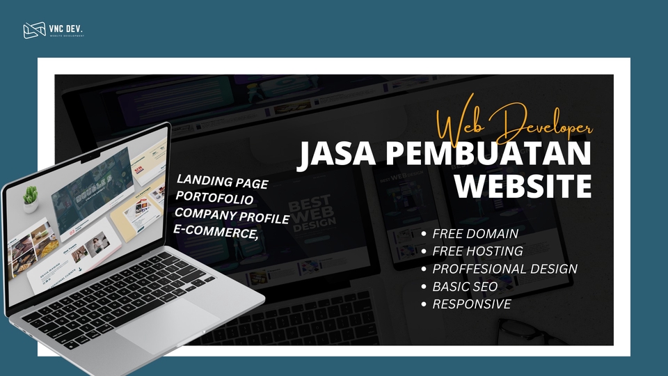 Jasa Pembuatan Website Profesional untuk Company Profile, Ecommerce, dan Wordpress.