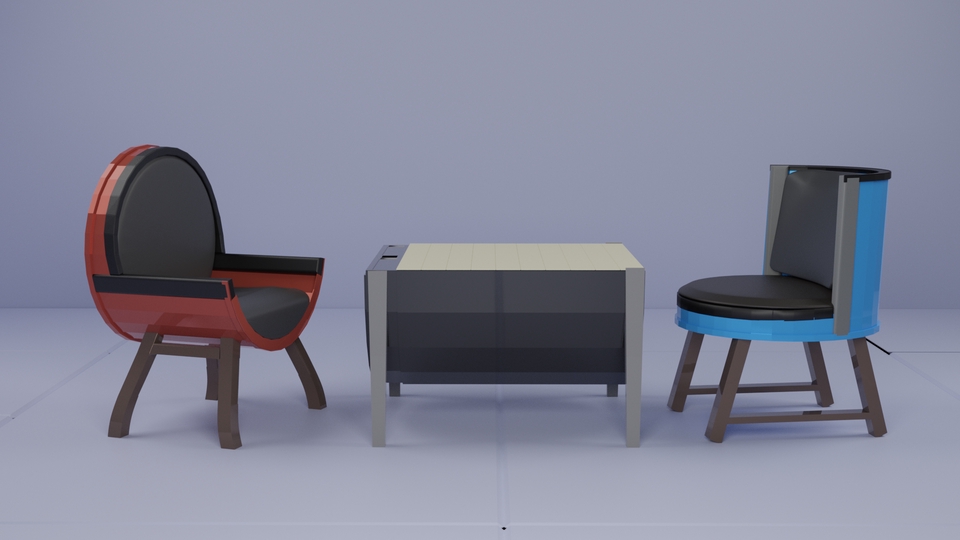 ทำโมเดล 3D - ขึ้นแบบผลิตภัณฑ์ 3D furniture , mock up , packaging - 1