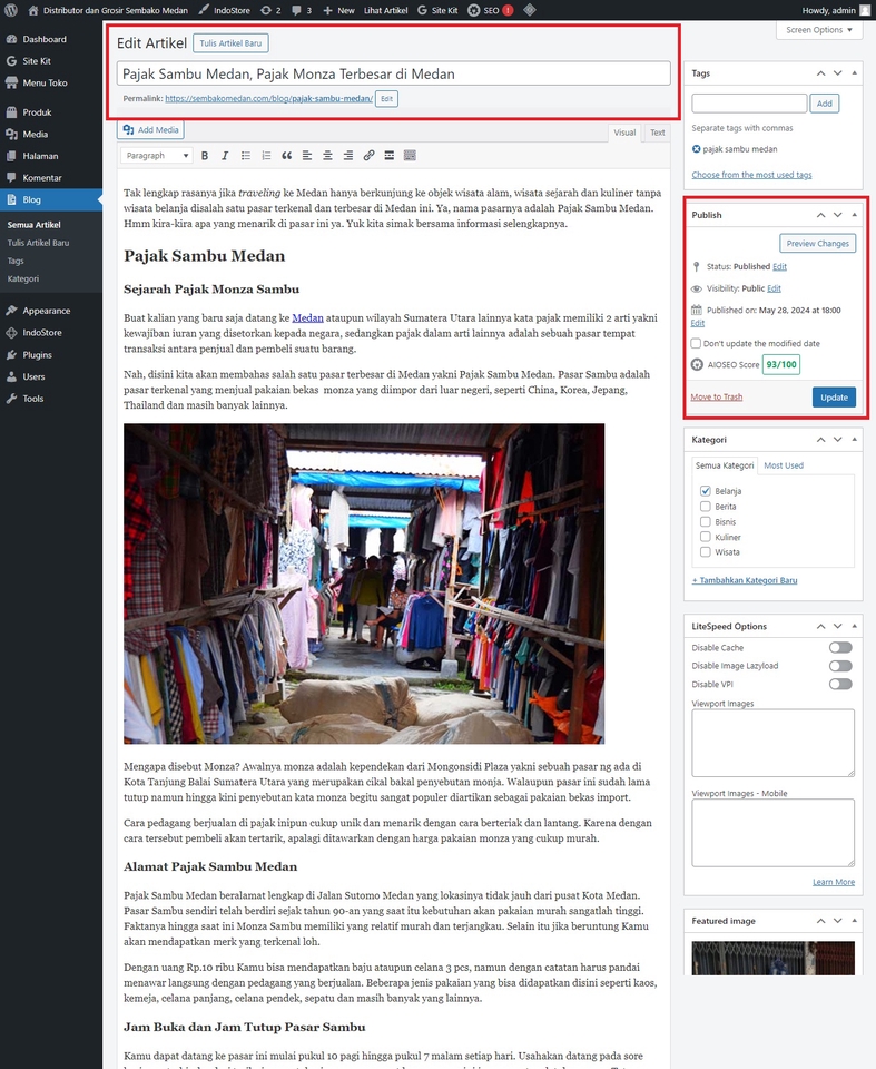 Jasa penulis artikel freelance untuk blog website