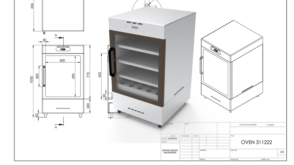 Jasa Desain 2D Drawing Dan 3D Modeling Dengan SOLIDWORKS, INVENTOR & AUTOCAD