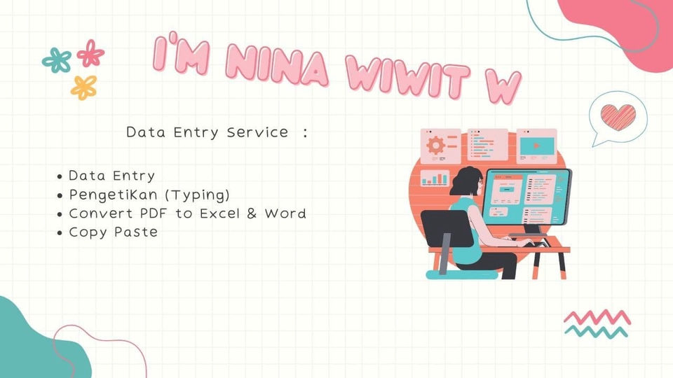 Jasa data entry online, freelance data entry, input data excel, mengumpulkan data, jasa merangkum data, entri data online.