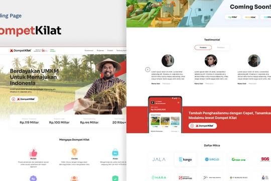 Tampilan Desain UI/UX Mobile, Web atau View lainnya