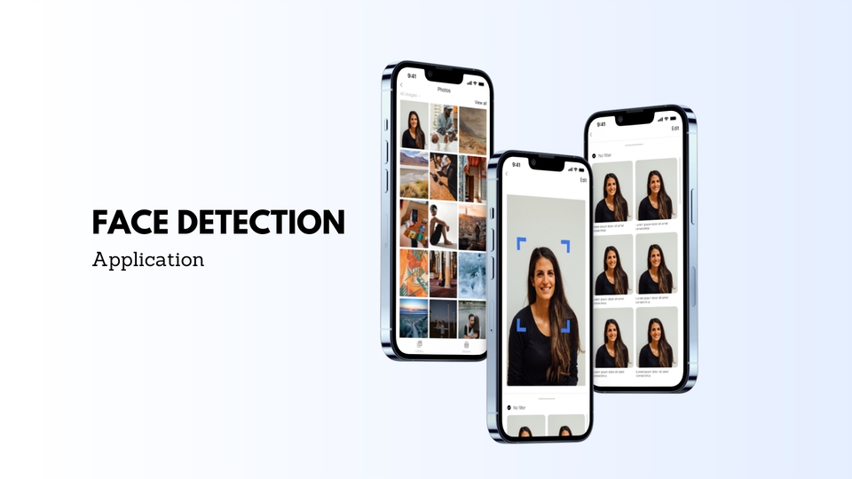 รับออกแบบแอพพลิเคชั่นตรวจจับใบหน้า  UI UX สวยงาม  ออกแบบเว็บไซต์
