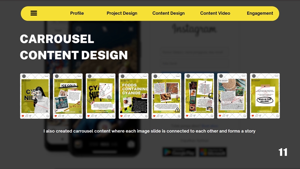 Content Creator - Desain Konten Carousel Instagram Bertema Storytelling & Edukasi - 1