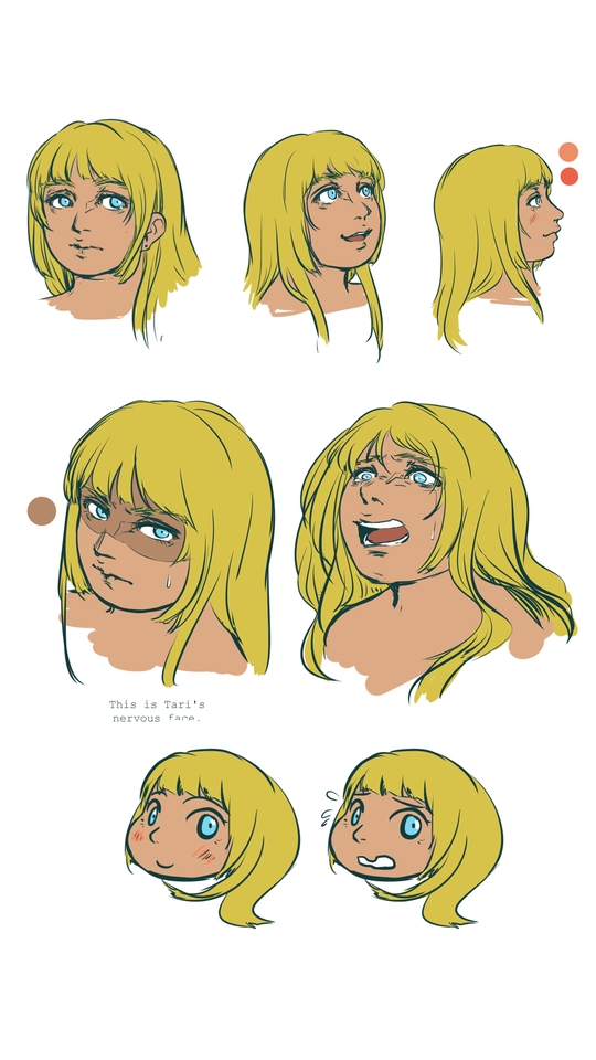 Desain Karakter - Ilustrasi Karakter Chibi dan Headshot Bergaya Komik Unik - 5