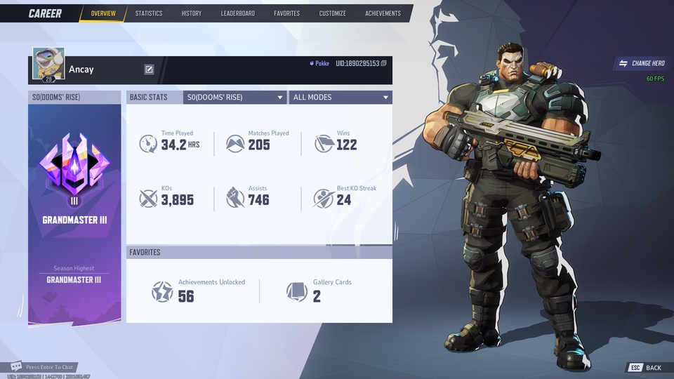 Joki game online mobile legend, pemain game online Grandmaster III dengan 3895 kill.