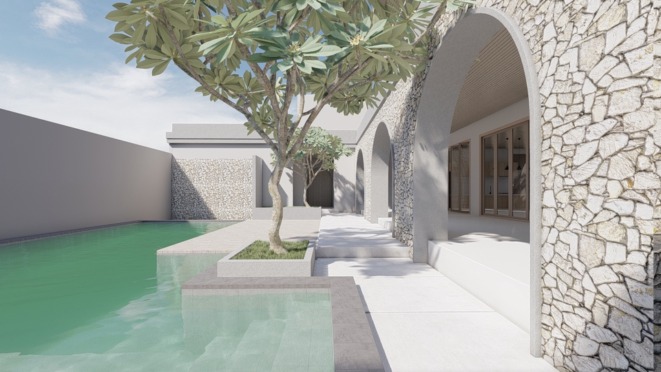 3D & Perspektif - 3d render arsitektur - 7