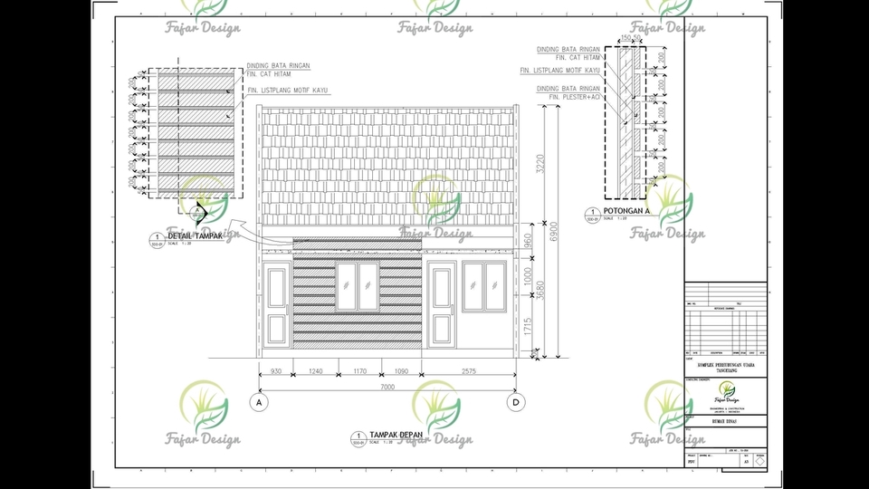 3D & Perspektif - Desain Rumah Tinggal, Office Dll Dalam Bentuk 3D - 18