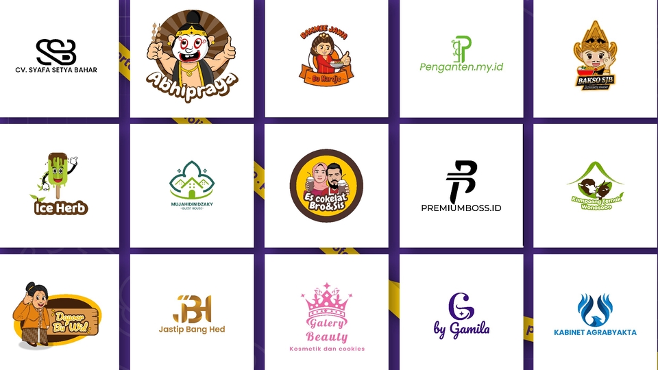 Here are some suggested alt text options, tailored for Indonesian searchers, focusing on logo design services:

**Option 1 (Focus on Logo Design Services):**
`Jasa desain logo profesional, buat logo keren untuk bisnis Anda`

**Option 2 (Focus on Business & Branding):**
`Desain logo untuk perusahaan, branding bisnis Anda dengan logo profesional`

**Option 3 (Focus on Specific Industries):**
`Desain logo untuk restoran, kafe, warung makan, logo olshop keren`

**Option 4 (Focus on Keyword Rich):**
`Jasa buat logo online, desain logo murah, bikin logo online, logo perusahaan, membuat logo` 

Choose the option that best suits the specific image and your target audience on the platform.