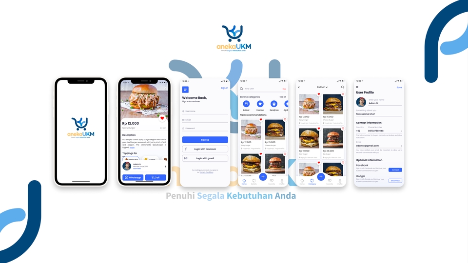 UI & UX Design - Jasa Desain Tampilan UI UX Untuk Mobile App, Desktop Application, Website / Landing Page. - 2