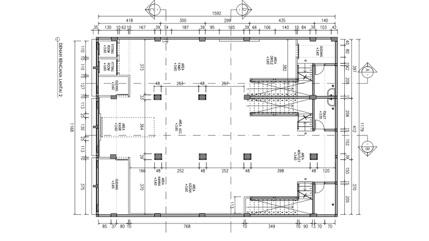 CAD Drawing - Jasa Desain 2D dan 3D Rumah Tinggal, Cafe, Bangunan Retail, dalam 1 minggu - 5