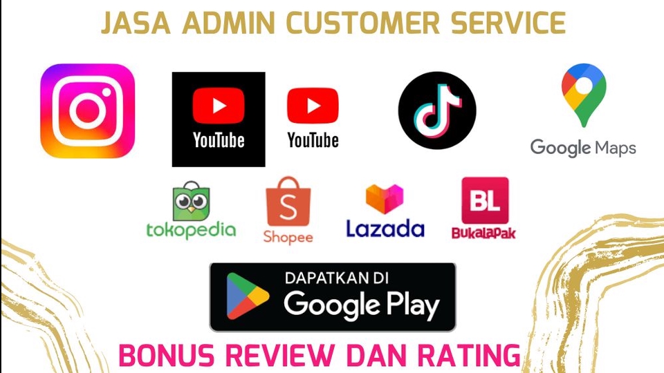 Jasa Admin Website, Media Sosial & Toko Online - admin customer chat wa / sosmed / marketplace