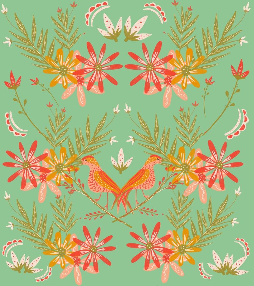 Desain Kaos & Motif - DESAIN MOTIF PRINTING LUCU & CERIA UNTUK BLOUSE,DRESS,KEMEJA - 4