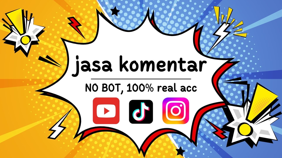 Jasa Like & Tambah Follower Tiktok Aktif & Permanen - Jasa Komentar Instagram/TikTok/YouTube Manual No Bot 100% Real Account