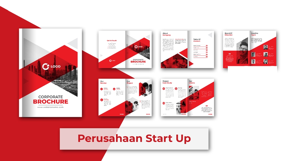 Portfolio & Resume - Desain Company Profile/Profil Perusahaan Menarik & Profesional - 5