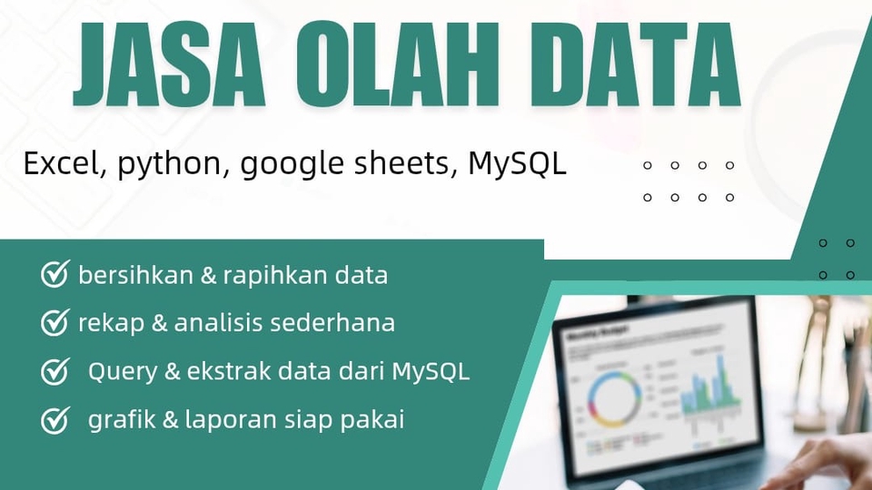 Jasa Menganalisis dan Olah Data Berbagai Cara - Jasa Olah & Analisis Data dengan Python, MySQL, dan Excel – Cepat & Akurat