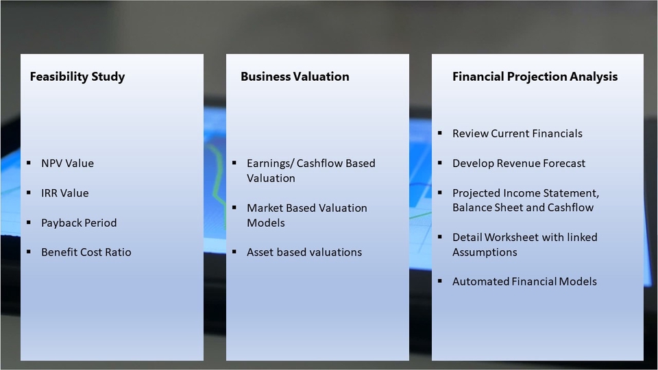 Analisis Data - Feasibility Study, Business Valuation, Financial Projection Analysis  - 1