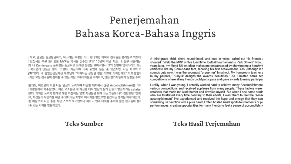 Penerjemahan - Penerjemah Bahasa / Translate (Korean - Indonesian/English) | Cepat, Tepat, dan Akurat - 3