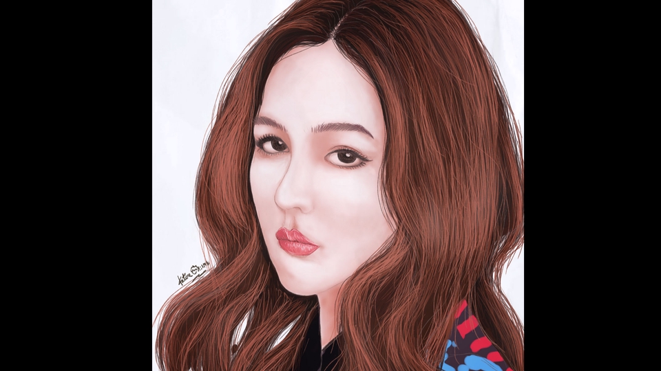 วาดภาพเหมือน Portrait - วาดภาพเหมือน สไตล์สีน้ำ - 1