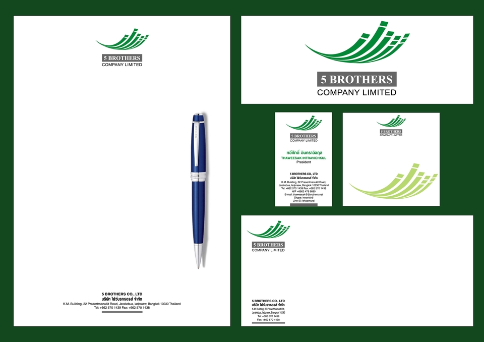 ออกแบบ CI - ออกแบบ Corporate Identity & Logo design - 3