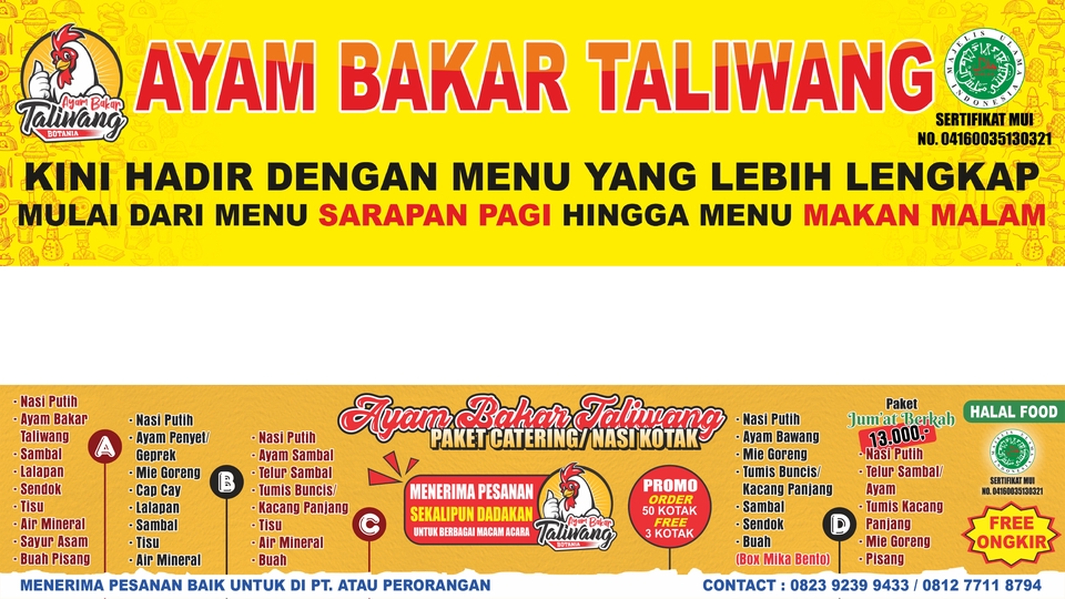 Digital Printing - DESAIN BANNER/SPANDUK SIAP CETAK - 4