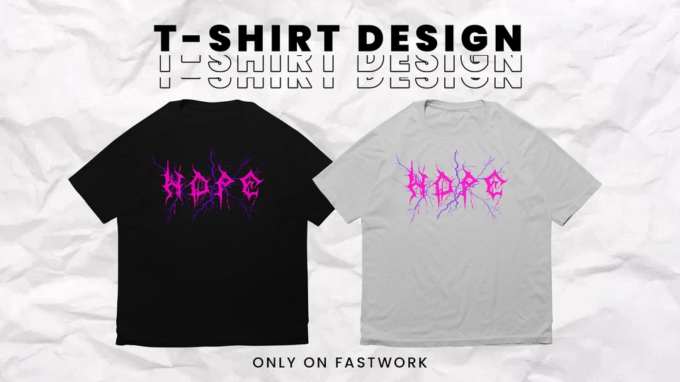 Desain Kaos & Motif - Gratis Revisi - Desain Kaos/T-shirt Street Wear (Non Ilustrasi). - 7