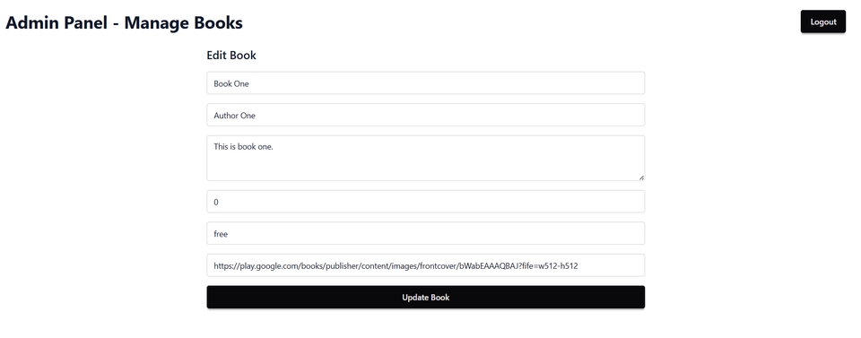 Jasa pembuatan website admin panel untuk pengelolaan buku. Buat website toko online dan company profile.