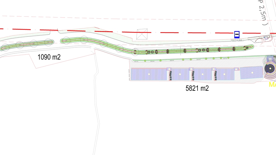 Jasa drafter autocad freelance untuk pembuatan denah bangunan dengan luas area 5821 meter persegi dan 1090 meter persegi.