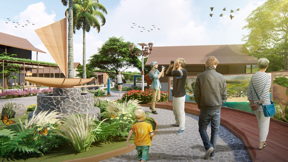 3D & Perspektif - Desain dan 3D Rendering untuk Playground, Community Landscape Park, dan Public Space - 4