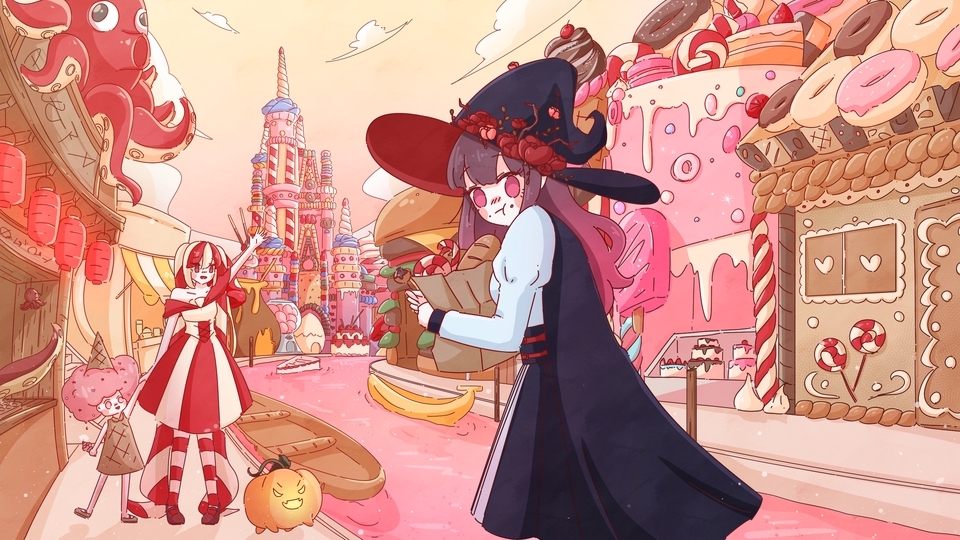 วาดแฟนอาร์ต - รับวาดแฟนอาร์ตลายเส้นน่ารักๆ พร้อมกับฉากหลังสวยๆ - 1