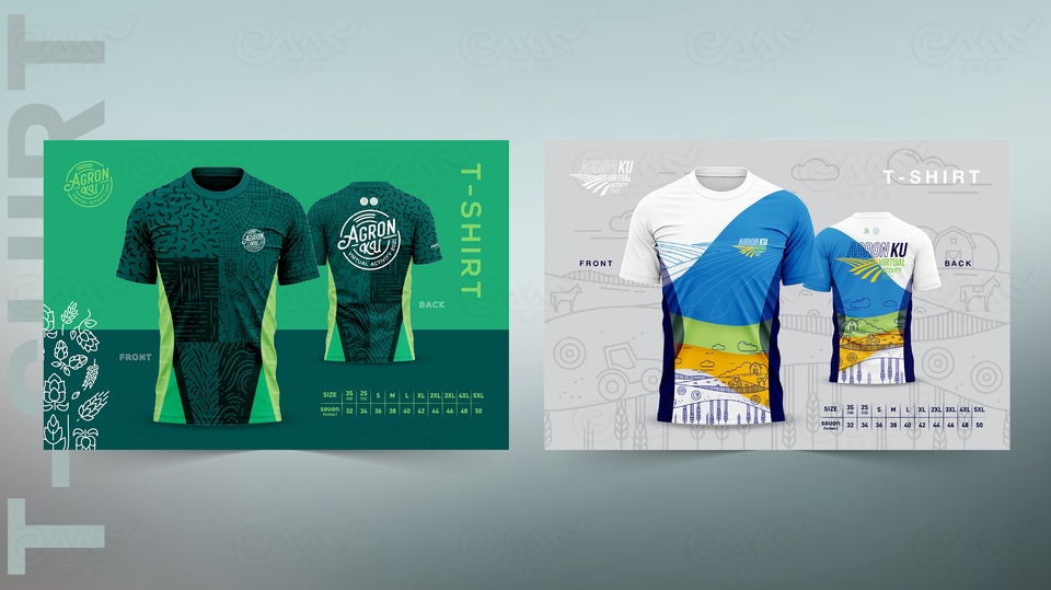 วาด/ออกแบบแพทเทิร์นเสื้อผ้า - ออกแบบลายสกรีนเสื้อยืด ออกแบบเสื้อพิมพ์ลาย เสื้อวิ่ง เสื้อกีฬา - 6