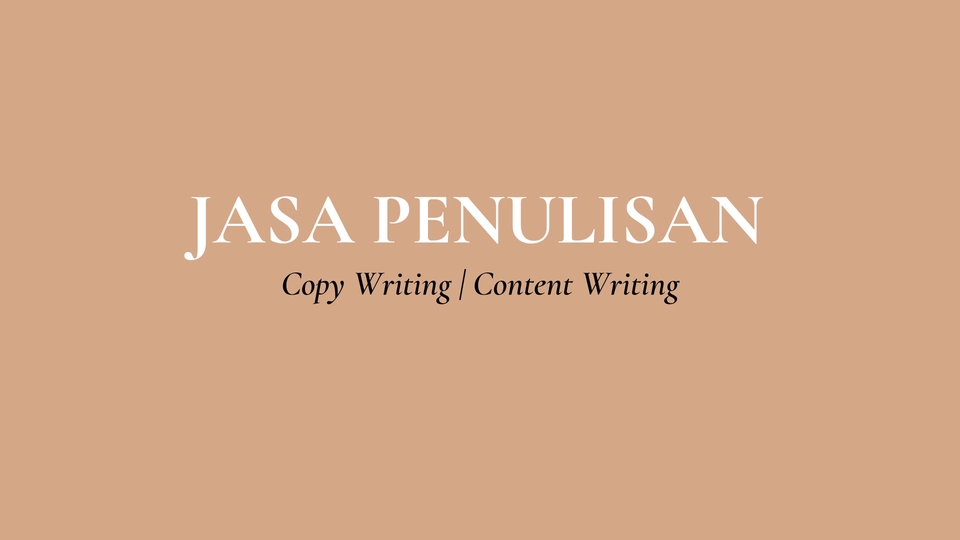 Penulisan Konten - Jasa Penulisan Mencakup Copy Writing dan Content Writing - 1