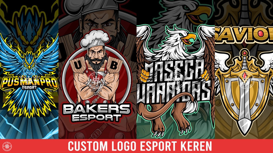 Logo - DESAIN CUSTOM LOGO ESPORT, CHANEL YOUTUBE & GAMING SUPER KEREN !!! - 2