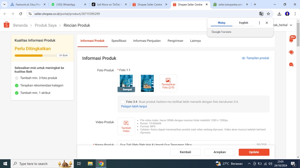 Jasa upload produk Shopee, upload massal produk Shopee, upload produk di Shopee, jasa scrape Shopee