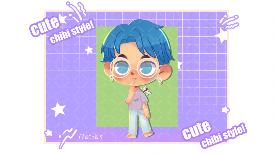 วาดแฟนอาร์ต - รับวาด ตัวการ์ตูนน่ารักๆ Fanart/Original Character/Game/Chibi/SD - 15