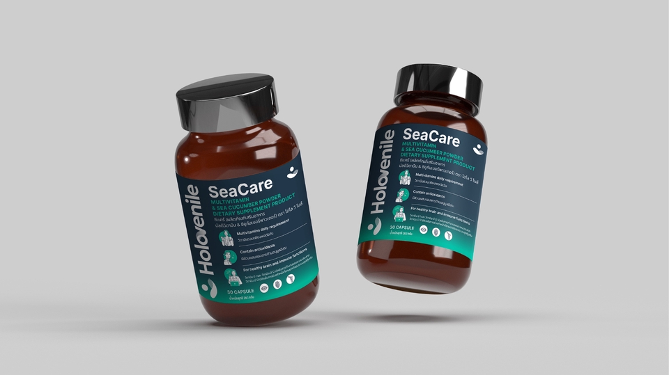 ออกแบบแพคเกจจิ้ง อาหารเสริม SeaCare Holovenile กล่องอาหารเสริม รับออกแบบแพคเกจจิ้ง ออกแบบบรรจุภัณฑ์ อาหารเสริม ออกแบบแพคเกจจิ้ง ออกแบบ packaging รับออกแบบ packaging design รับออกแบบ ออกแบบกล่องอาหารเสริม ออกแบบกล่อง ออกแบบฉลาก รับออกแบบฉลาก
