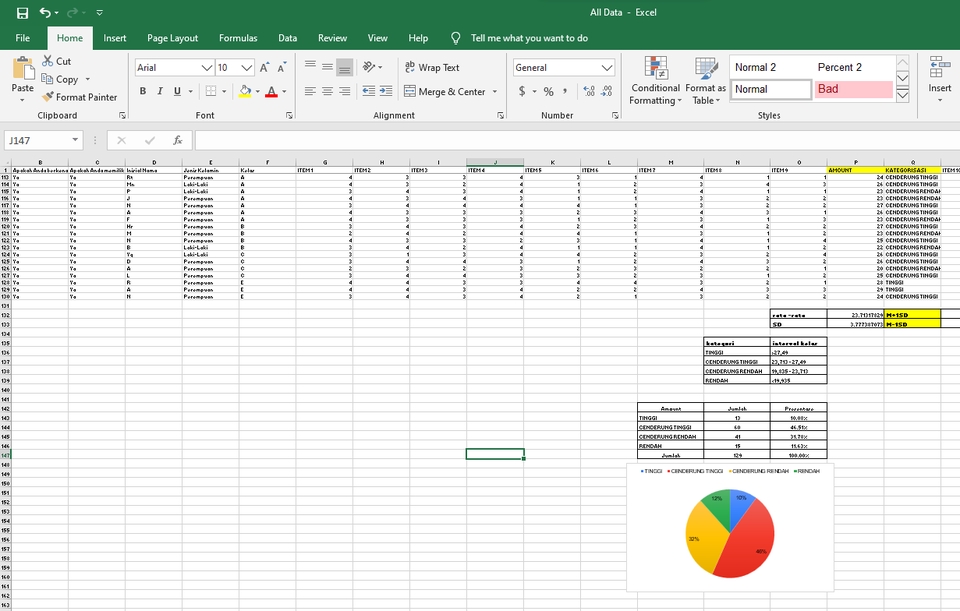 Jasa data entry excel, input data, dan merangkum data dari spreadsheet