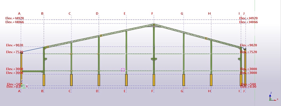 CAD Drawing - Assembly Drawing & Erection Drawing - 14