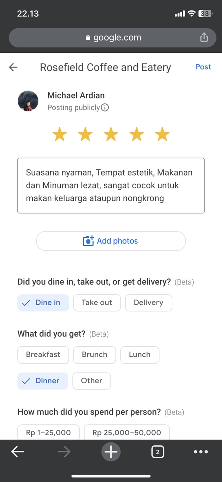 Memberi Review - Review Google dan E-Commerce Shopee, Tokopedia, dan TikTok. - 2