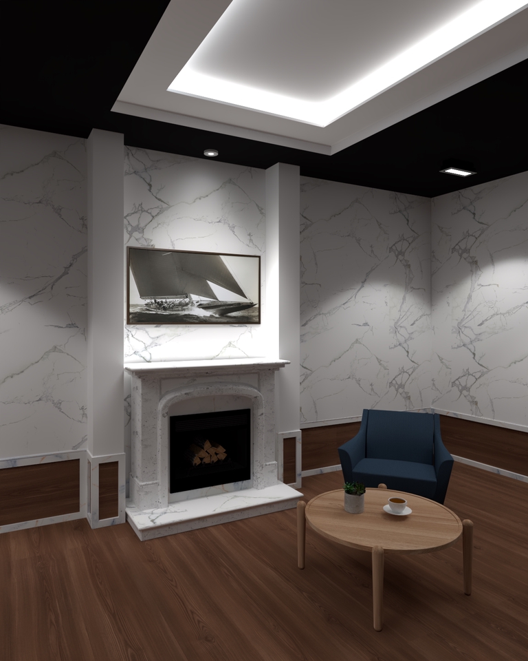 ออกแบบตกแต่งภายในและภายนอก - รับขึ้นโมเดล 3D sketch up 3D Perspective ภายใน - 3