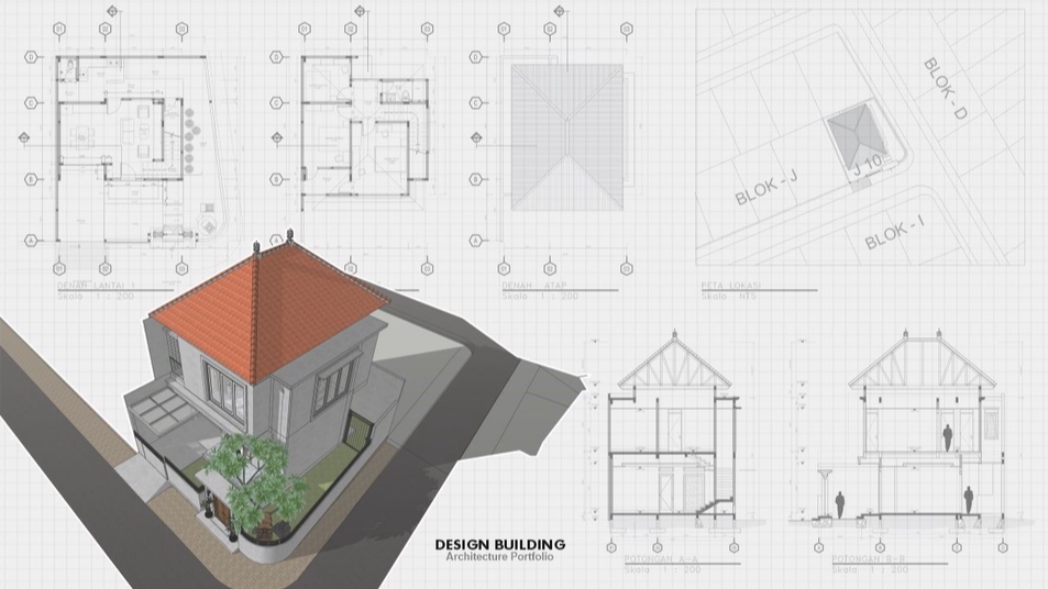 CAD Drawing - JASA GAMBAR AUTOCAD 2D | MODIFIKASI GAMBAR | GAMBAR IMB/PBG - 4