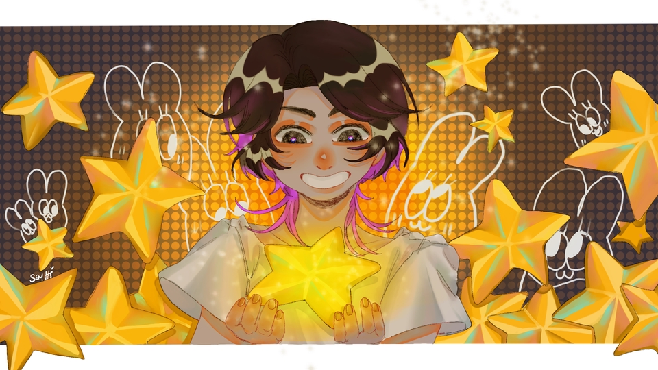 รับวาดรูปการ์ตูนอนิเมะ สไตล์น่ารัก สีสันสดใส ภาพวาดการ์ตูน