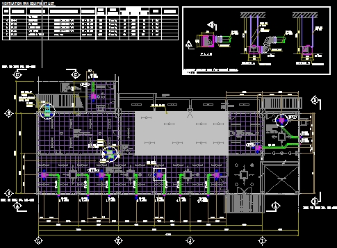 CAD Drawing - Mechanical & Electrical Desain Gambar 2D MEP M.E - 11