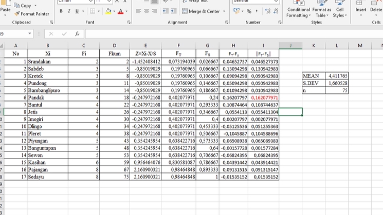 Entri Data - Entry data menggunakan ms.excel, software R, software SPSS, Minitab, dll. - 2